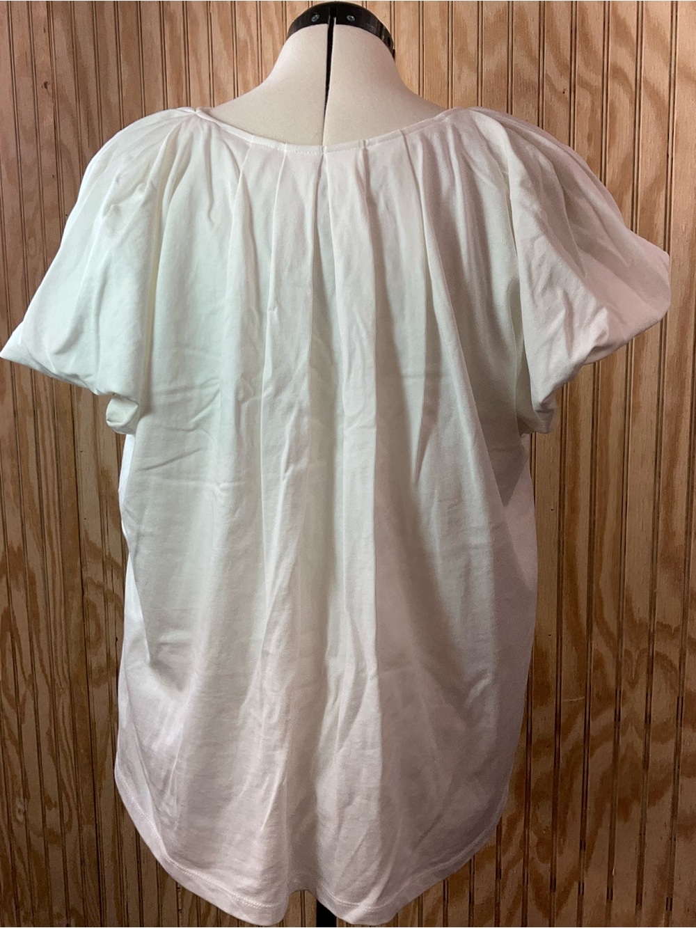 English Factory White V-Neck Short Sleeve Top - Picture 5 of 5